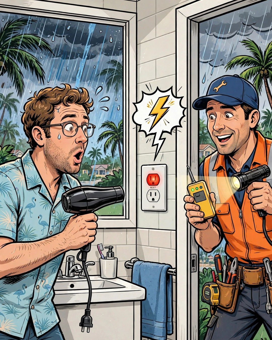 One Outlet Quits — and Suddenly Half Your Bathroom Is Dead