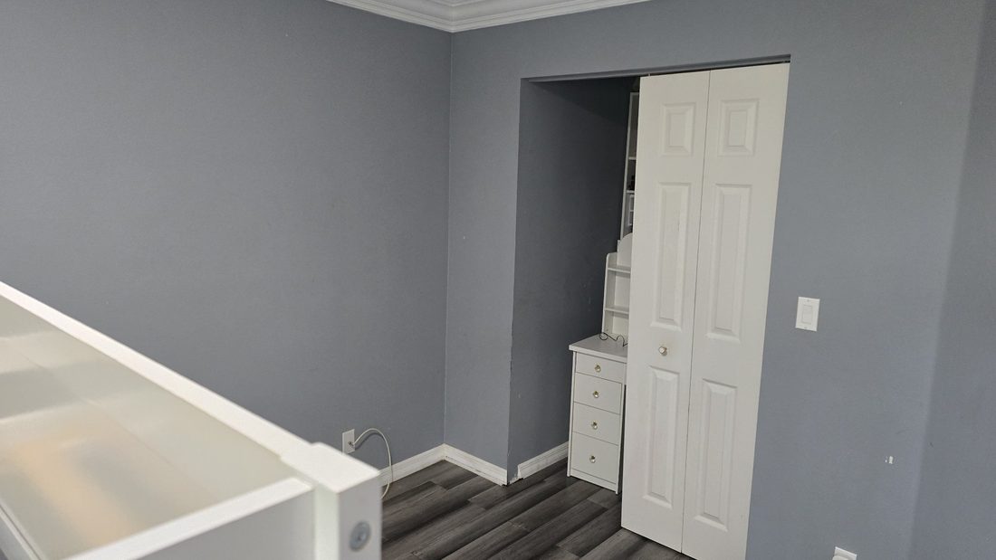 Bunk bed assembled for a kids' room